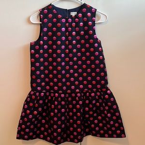 NWT Gymboree black dot dress size 12